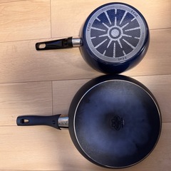 バッラリーニ　ティファール　ガス火専用フライパン2点セットの画像