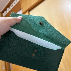 本革　お札入れの画像