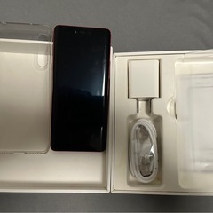 Rakuten Hand レッド P710 本体 充電器 ケース　箱付きの画像