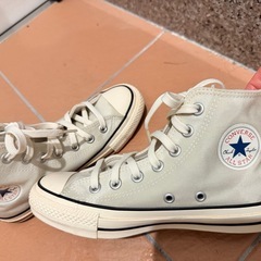 コンバース CONVERS オールスターALLSTAR ハイカットスニーカー 22.5cm アイスグレーの画像