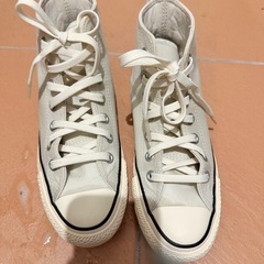 コンバース CONVERS オールスターALLSTAR ハイカットスニーカー 22.5cm アイスグレーの画像