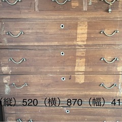 【無料・引き取り限定】アンティークなタンスの画像