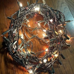 クリスマス用イルミネーションライト10m中古の画像