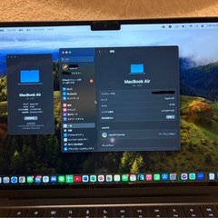 Macbook Air M2チップ　スペースグレイ の画像