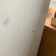 石2512-203 4段チェスト 木目 ホワイト キズあり 中古の画像