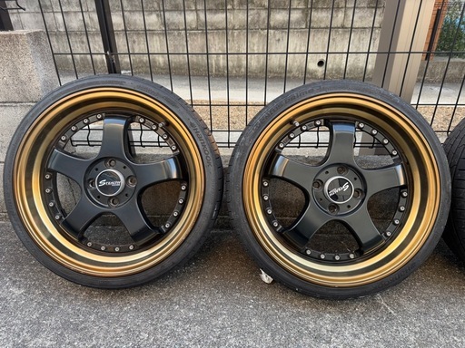 ステルスレーシング　17インチ6J 165/40 PCD100軽用