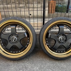 ステルスレーシング　17インチ6J 165/40 PCD100軽用
の画像