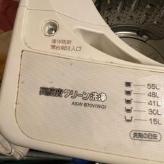 【8日限定出品！】全自動洗濯機 サンヨー 通電動作確認済みの画像