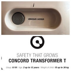 ジュニアチャイルドシート／カーシートの画像