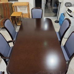 マルニ木工❗️値下げ❗️ダイニングセット 状態良好の画像