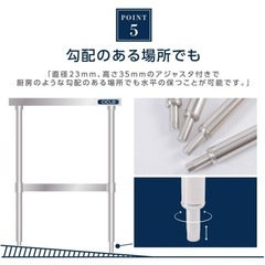 ステンレス　調理台　作業台　キッチンの画像