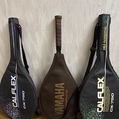 硬式用テニスラケット3本の画像