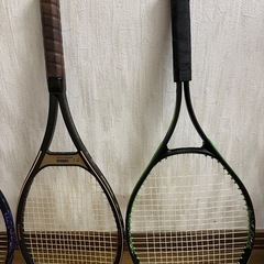 硬式用テニスラケット3本の画像