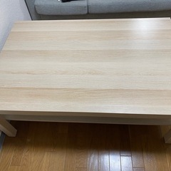 【IKEA】 木製ローテーブルの画像