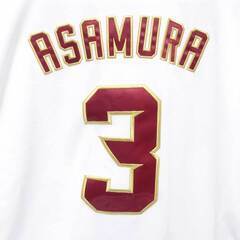 【未使用】マジェスティック 東北楽天ゴールデンイーグルス 2019 ユニフォーム ホーム #3 浅村栄斗 M Majesticの画像