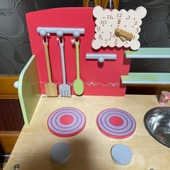 ままごと　木製キッチンの画像