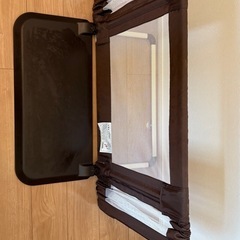 日本育児 ベビーゲートおくだけとおせんぼ ブラウンの画像