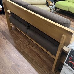 【★引き取り限定】 2人掛けソファ ワイド カジュアル 家具 ソファの画像