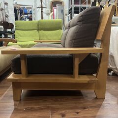 【★引き取り限定】 2人掛けソファ ワイド カジュアル 家具 ソファの画像