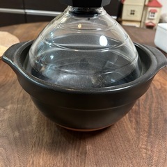 土鍋　HARIO製の画像