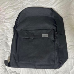 新品！シンプル リュック  大容量　黒 通勤 通学 防災 部活の画像