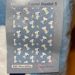 SNOOPYクリスマスツリー　フランネルブランケット　ぬいぐるみの画像