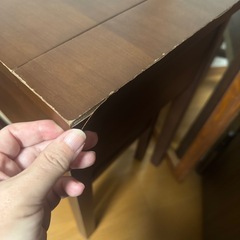 ・無印良品 ドレッサー 椅子セット｜鏡×収納｜ぐらつきあり｜引き取り限定の画像