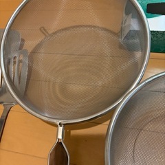 業務サイズ飲食店や大人数　調理器一式、片手ザル、オタマ、ヘラ、ターナーの画像