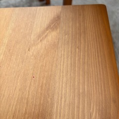 IKEAイケア ダイニングテーブル イス 4脚セット 木目 アンティーク の画像