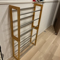 【今週中！！
】【美品×2個 0円】シューズラックの画像