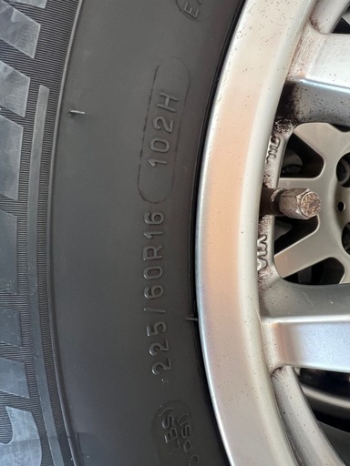 BMW X1 225 60 16 スタッドレスセット バリ山
