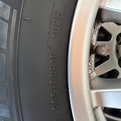 BMW X1 225 60 16 スタッドレスセット バリ山の画像