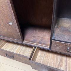 古い茶箪笥　昭和レトロの画像