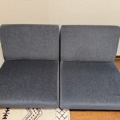 ソファー1人掛けx2台の画像