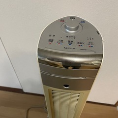 コイズミ　送風機能付きファンヒーター　HOT&COOL ハイタワーファン　人感センサー　KHF-1241Wの画像
