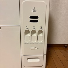 米びつ付きレンジ台の画像