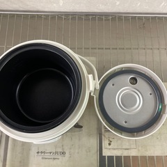 ☆ドリーム荒牧店☆ジモティー割引有☆ 【クリーニング済】　ドウシシャ/2.5合炊きコンパクト炊飯器/KRCS-25/2019年製の画像