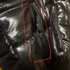 ダウンベスト⚠️右ポケット破損の画像