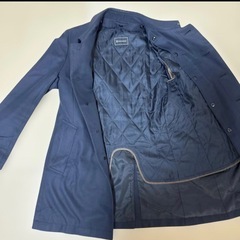 Perfect Suit FActory ステンカラーコート ネイビー Sの画像