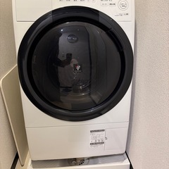 【2025年購入  美品】シャープ ドラム式 洗濯乾燥機　洗濯7kg 乾燥3.5k 一人暮らし 
同棲の画像