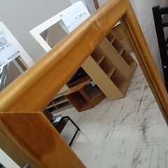 リユースのサカイ栃木店★ジモティ割あり★  ミラー ベージュ W31×D55.5×H140 クリーニング済み TC11881の画像