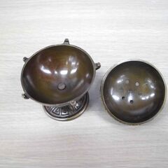 茶道具 蓋置 唐銅 火舎 炉蓋置 裏千家 表千家 金属工芸 苫小牧西店の画像