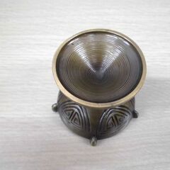 茶道具 蓋置 唐銅 火舎 炉蓋置 裏千家 表千家 金属工芸 苫小牧西店の画像
