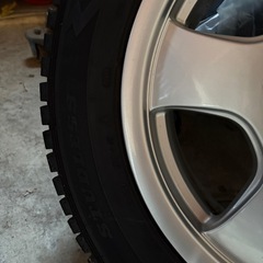 ジムニー　スタッドレスタイヤとアルミホイールの画像