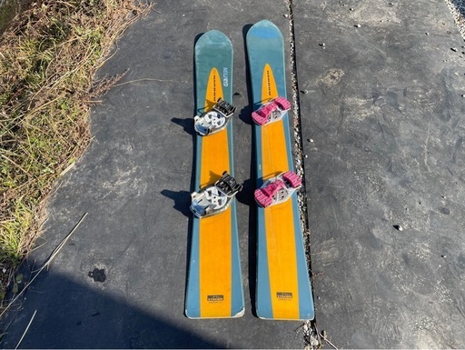 スノーボード　BC STRAEM narrow 147cm 157cm 2点セット