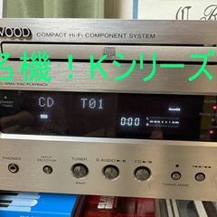 【名機！】KENWOOD R-K711 Supreme EXを搭載したKシリーズのCDチューナーアンプの画像