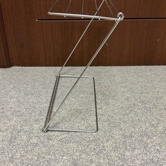 ステンレス製スタンド式ふきんかけ、タオルラックの画像