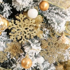 【未開封新品】スノーフレーク　オーナメント　20個の画像