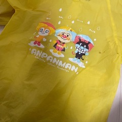 アンパンマン　レインコート　黄色の画像