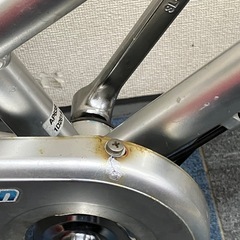 リユース品　ブリヂストン　アルミトップラン　26インチ　3段変速　シルバーの画像